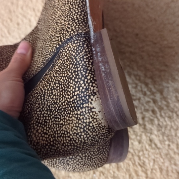 Madewell Nadine Animal Print Chelsea Booties Size 10 - Picture 12 of 14